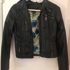 Black biker jacket